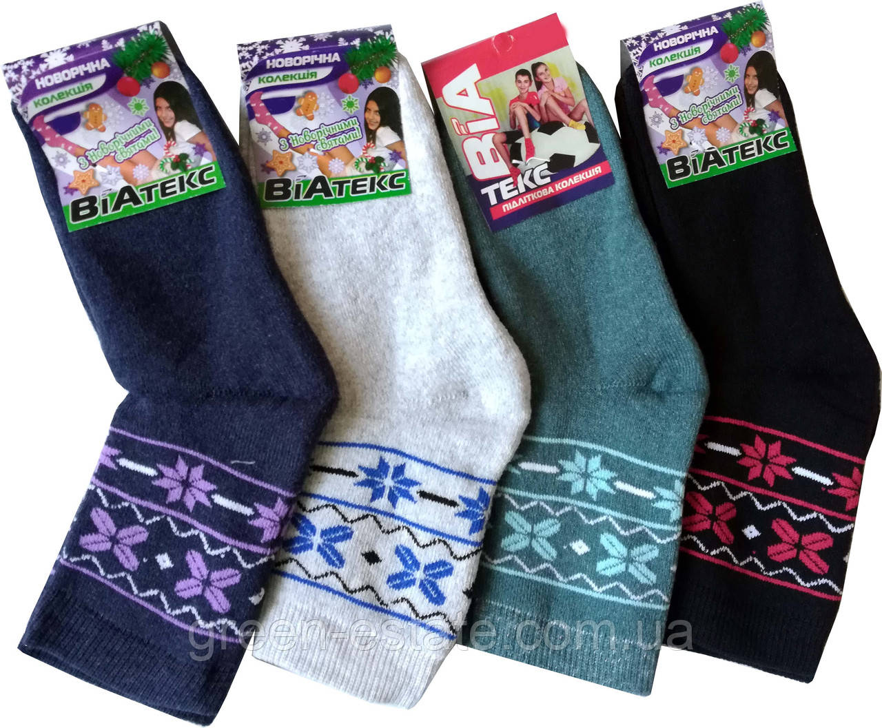 Шкарпетки дитячі махрові орнамент 18 р. (27-29)