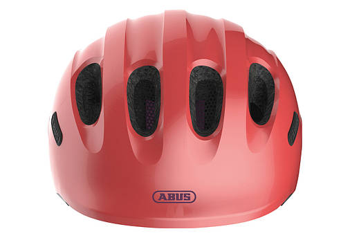 Велосипедний дитячий шолом ABUS SMILEY 2.1 M 50-55 Sparkling Peach, фото 2