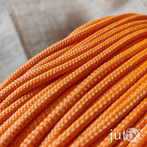 Шнур поліпропіленовий (плетений) 3 мм - 200 метрів Помаранчевий