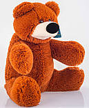 М'яка іграшка ведмедик Аліна Бублик 70 см коричневий, фото 2