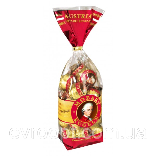 Цукерки Manner MOZART BALLS в пакеті, 264г, 18 шт/ящ, шт