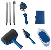 Набір Paint Roller: валики для фарбування кутів і поверхонь, піднос, лоток і збірна ручка, синій (SH011632)