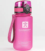 Спортивная бутылка для воды Harmony 350 мл детская, ударопрочная, розовая S