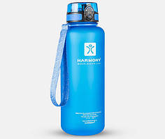 Пляшка для води спортивна Harmony 1.5 л, ударостійка, блакитна (SH011718)