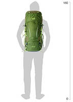 Рюкзак туристичний для трекінгу, полегшений, ергономічний Tramp Sigurd TRP-045 70 л (60 + 10 л), зелений S, фото 6