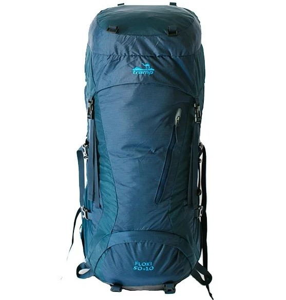 Туристичний рюкзак для трекінгу, полегшений Tramp Floki TRP-046 60 л (50 + 10 л), синій S