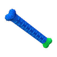 Зубна щітка для собак MHZ Сhewbrush Dog Dummy Bone, синя з зеленим (SH012196)