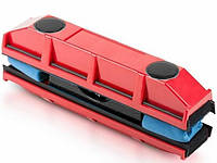 Магнітна щітка для миття вікон з двох сторін MHZ Glider, червона S