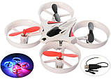 Квадрокоптер на радіокеруванні MHZ Explorers HX776 з підсвічуванням, білий (SH012007), фото 2
