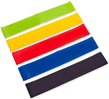 Набір резинок для фітнесу, еспандерів петель LOOP BANDS, 5 шт (SH012201)