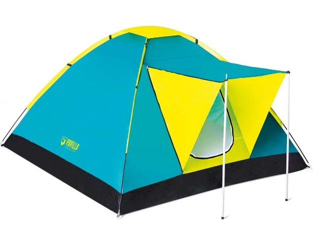 Намет кемпінговий тримісна двошаровий з тамбуром Bestway 68088 Cool Ground (SH011644), фото 1