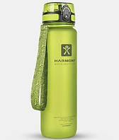 Ударопрочная пластикова пляшка для води Harmony 1 літр, зелена (SH011714)