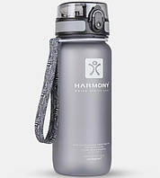 Спортивна пляшка для води Harmony 650 мл з ударостійкого пластику, сіра (SH011708)