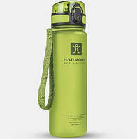 Cпортивная пляшка для води Harmony 500 мл з ударостійкого пластику, зелена (SH011706)