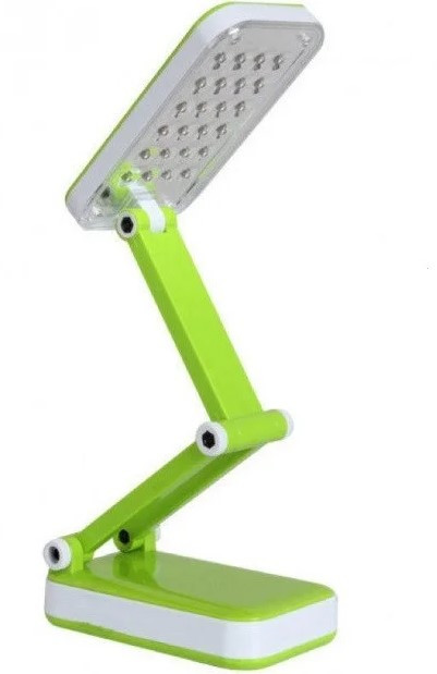 Настільна лампа світлодіодна Led Topwell 1019 з акумулятором, 2 режими роботи, складна, зелена з білим (SH011261)