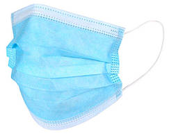 Маска одноразова тришарова 50шт / уп (SHiz12264)