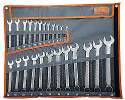 Набір ключів рожково-накидних Richmann 24 шт 6-32 мм в чохлі (C8345)