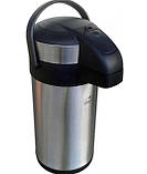 Термос помповий 4 л Stenson MT-0096, питної, сріблястий з чорним (SH014934), фото 2