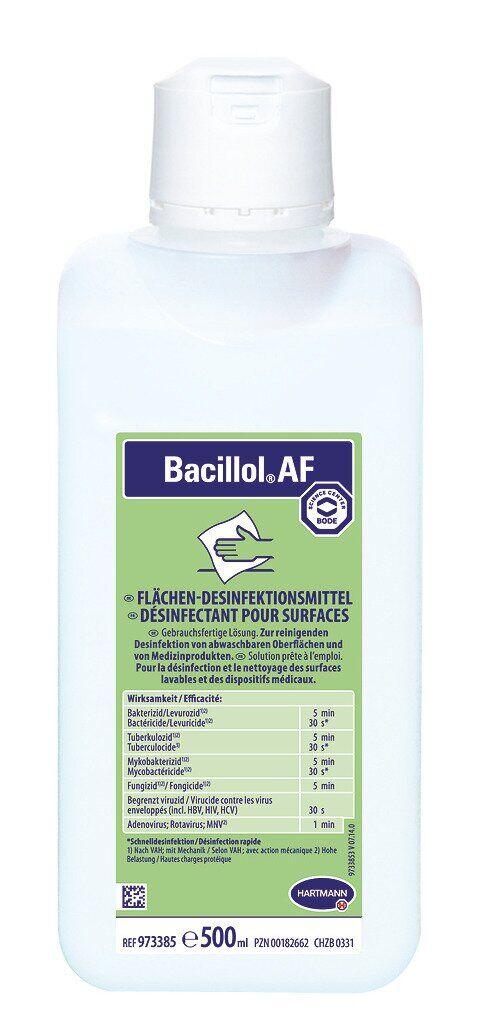 Швидкодійний дезінфікувальний засіб Bacillol AF (Бациол АФ) 500 мл, фото 1