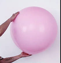 Латексний куля гігант круглий макарун гарячий рожевий пастель 36" (90 см)
