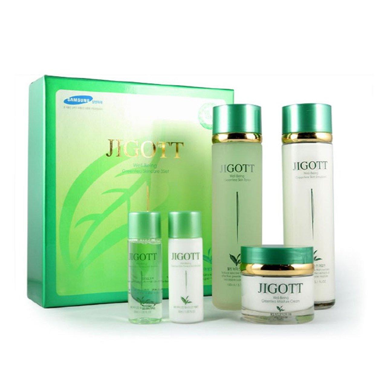 Набір для догляду за обличчям з екстрактом зеленого чаю Jigott Well-Being Greentea Skincare 3 Set