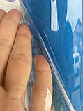 Плівка ПВХ Силіконова на метраж. 2000 мкм (2 мм) 80 см ширина. Прозора. Текстильна. Гнучке скло., фото 2