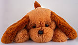 Плюшева Собака Тузик 65 см медовий, фото 2