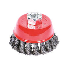 Щітка дротяна чашевидних Ø65мм М14×2мм (сталевий витий) SIGMA (9026061)