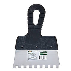 Шпатель зубчастий (нержавіючої) 150мм 8×8 GRAD (8321335)