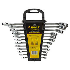 Ключі рожково-накидні 12шт 6-22мм CrV polished SIGMA (6010431)