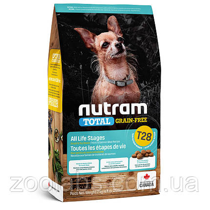 Корм Nutram для собак дрібних порід лосось і форель | Nutram T28 Total Grain Free Salmon&Trout Small Breed 5,4, фото 2