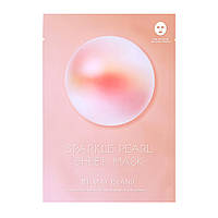 Увлажняющая тканевая маска для лица с жемчугом May Island Sparkle Pearl Sheet Mask 30 мл (8809515400426)