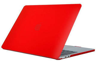 Чохол STR Matte Hard Shell Case for MacBook Pro 16 (2019 -2020) - Black Червоний