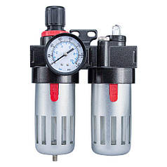 Блок підготовки повітря (фільтр, редуктор, манометр, маслообогатитель ) SIGMA (7034021)