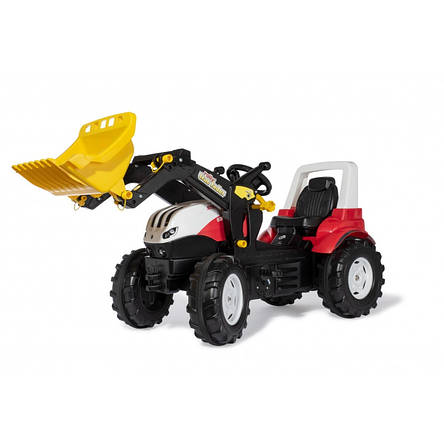 Веломобіль трактор із ковшем Farmtrac Steyr Rolly Toys 710041, фото 2