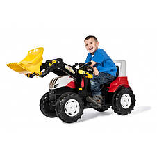 Веломобіль трактор із ковшем Farmtrac Steyr Rolly Toys 710041, фото 2