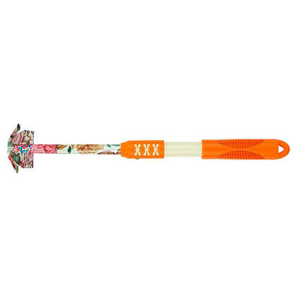 Мотика комбінована плоска + 3-х зубая (orange) (TPR) FLORA (5043054), фото 3