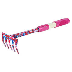 Граблі 5-ти зубые (pink) (TPR) FLORA (5043154)