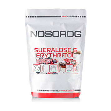 Підсолоджувач (сукралоза і эритритол) Nosorig Nutrition Sucralose + Erythritol (300 g)