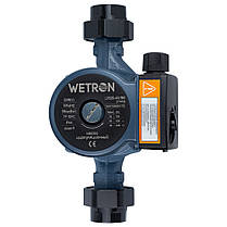 Насос циркуляційний WETRON 65Вт Hmax 4м Qmax 63л/хв Ø1 1/2" 180мм + гайки Ø1"(774512), фото 2