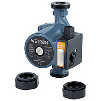Насос циркуляційний WETRON 65Вт Hmax 4м Qmax 63л/хв Ø1 1/2" 180мм + гайки Ø1"(774512), фото 3
