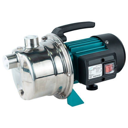 Насос відцентровий самовсмоктуючий 0.6 кВт Hmax 35м Qmax 50л/хв нерж LEO EKJ-602S (775311), фото 1