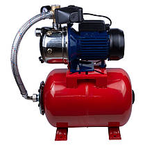 Станція 1.1 кВт Hmax 48м Qmax 60л/мін (самовсмоктуючий насос нерж) 24л Україна WETRON (775054/24), фото 2