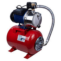 Станція 1.1 кВт Hmax 48м Qmax 60л/мін (самовсмоктуючий насос нерж) 24л Україна WETRON (775054/24), фото 5