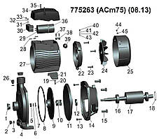 Насос відцентровий 0.75 кВт Hmax 35м Qmax 100л/хв LEO 3.0 ACm75 (775263), фото 3