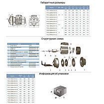 Насос відцентровий 0.55 кВт Hmax 29.5 м Qmax 80л/хв (нерж) LEO 3.0 (775512), фото 3
