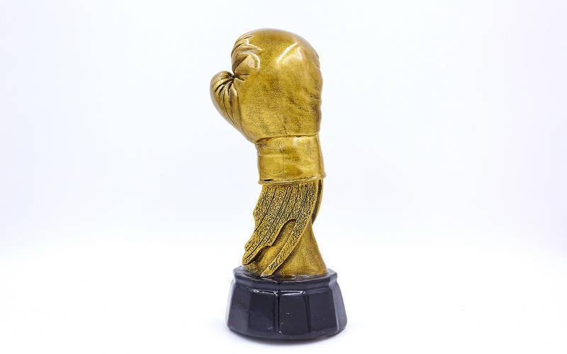 Награда спортивная Бокс 1757-A (статуэтка наградная боксерская перчатка золотая): 23х9х9см - фото 3 - id-p1279290630