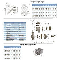 Насос відцентровий 1.5 кВт Hmax 14.5 м Qmax 1000л/хв 4" LEO 3.0 (775283), фото 3