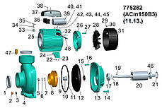 Насос відцентровий 1.5 кВт Hmax 14.5 м Qmax 1000л/хв 3" LEO 3.0 ACm150B3 (775282), фото 2