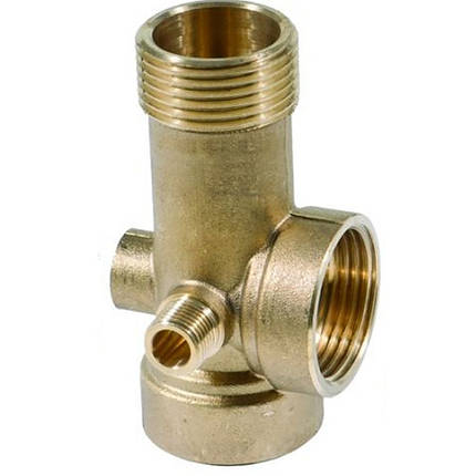 З'єднувач пятивыводной 90мм 1"М×1"F×1"F×1/4"M×1/4"F AQUATICA (779597), фото 2